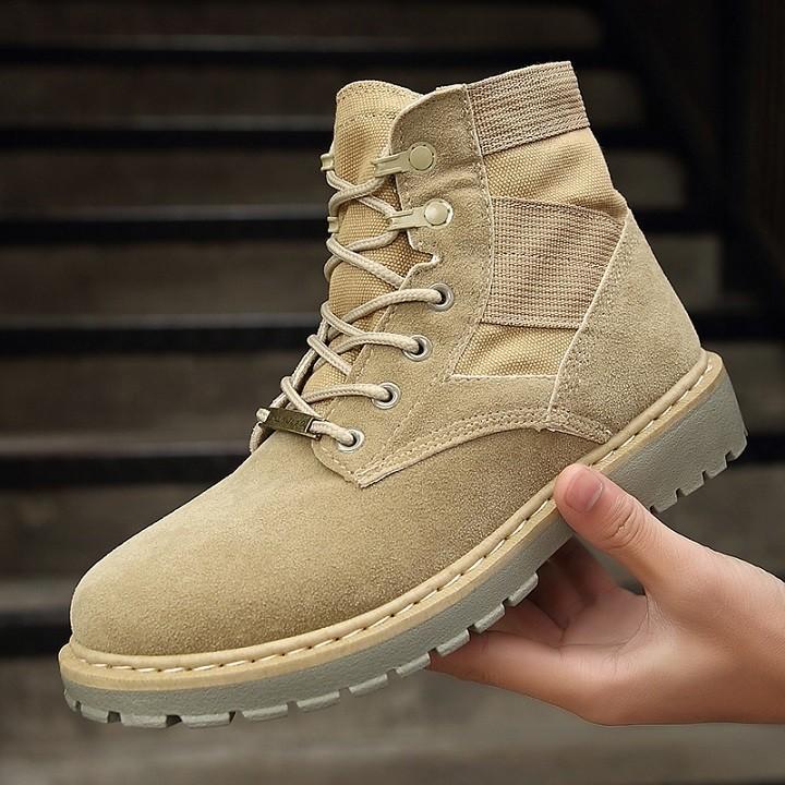 [HCM]Giày Boot Nam Cổ Cao Năng Động - Trẻ Trung - Cực Cool