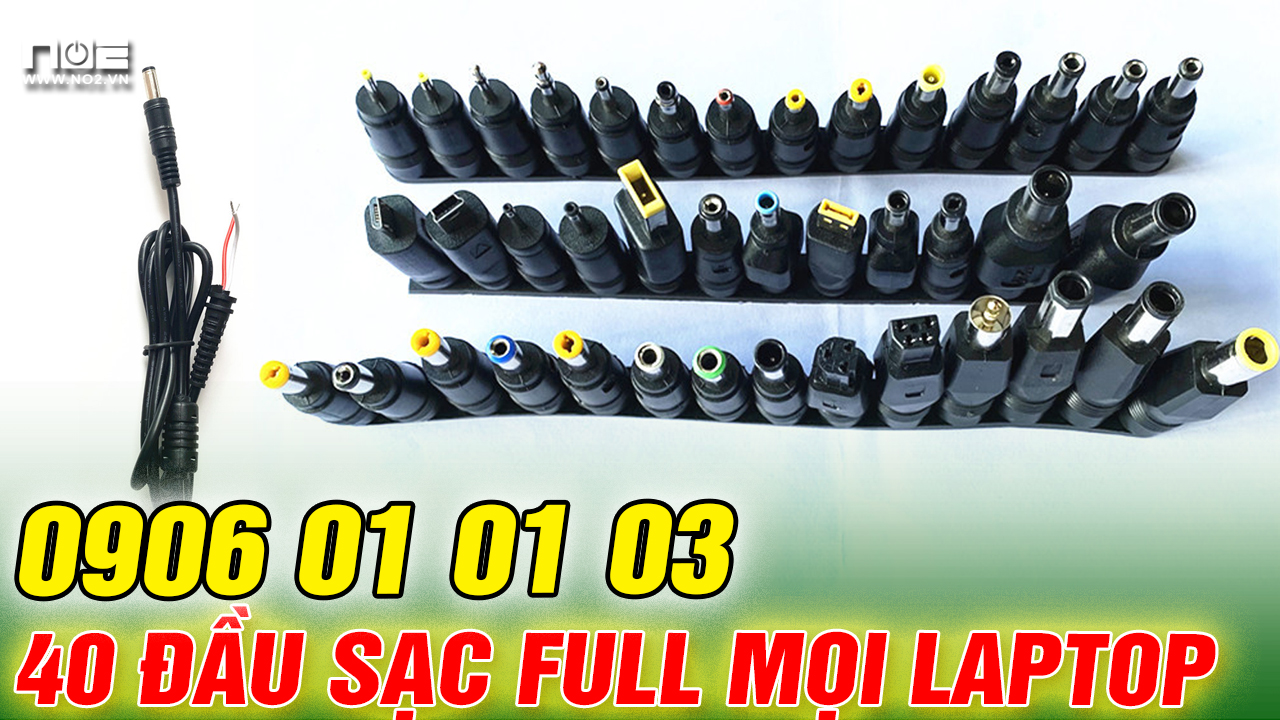 Bộ dây cấp dòng bộ đủ đầu đa năng 40 đầu dây