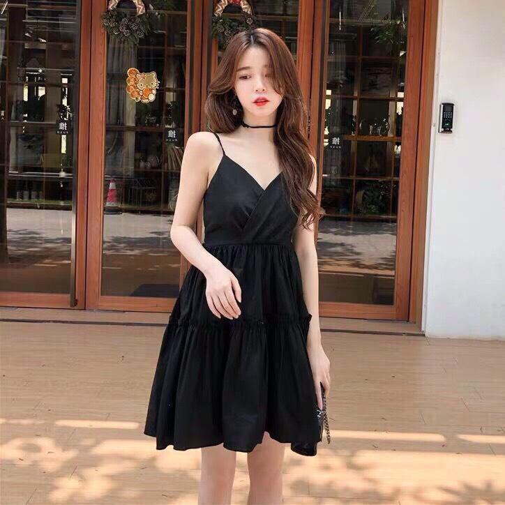Set váy nơ eo - qh