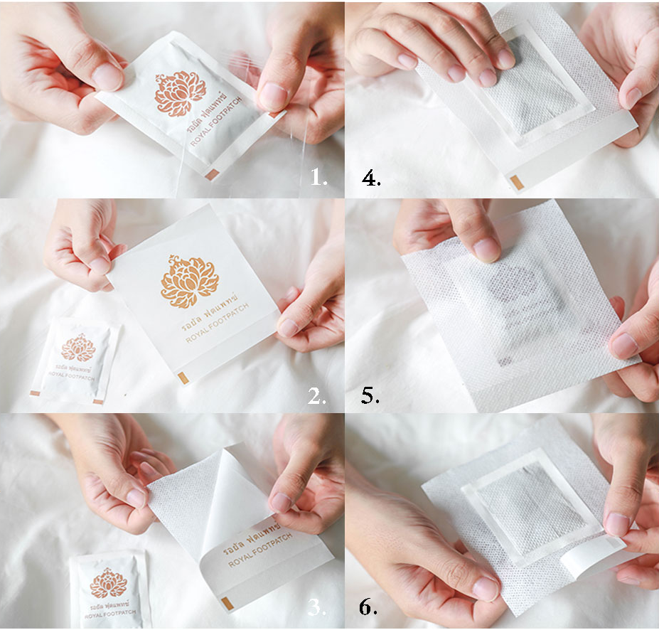 10 miếng dán thải độc Gold Princess thái lan