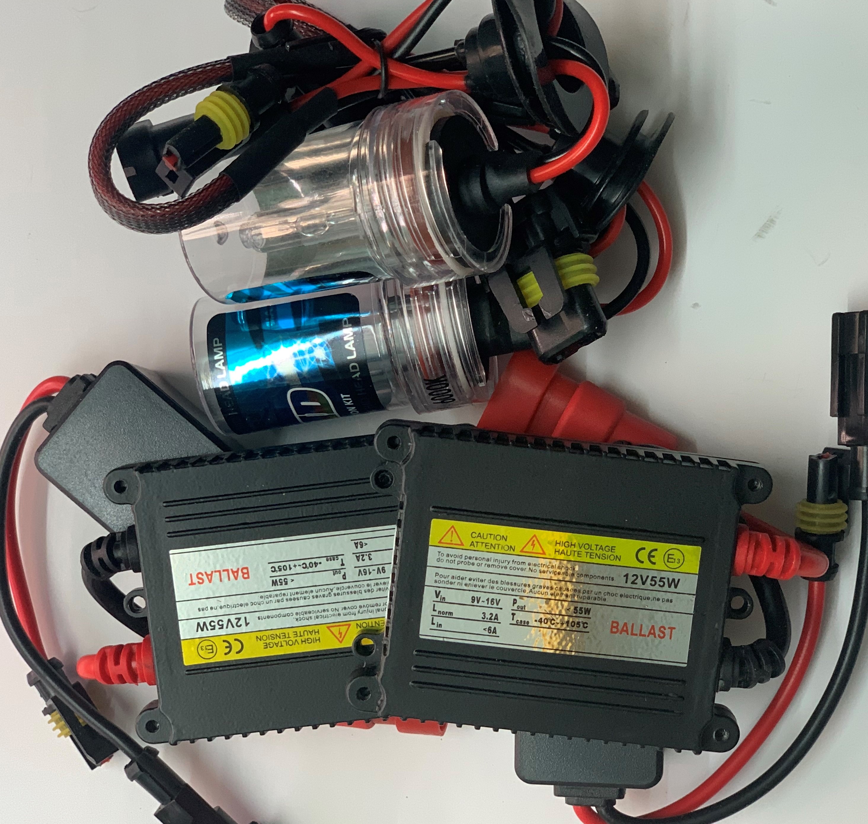 [HCM]Bộ đèn xenon HID H1 4300k 55w ( ánh sáng trắng  vang )