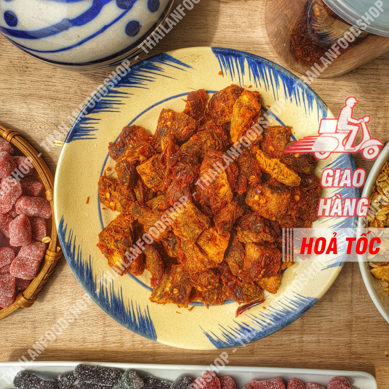 Khô Bò Viên Tứ Xuyên - Lon 290gram