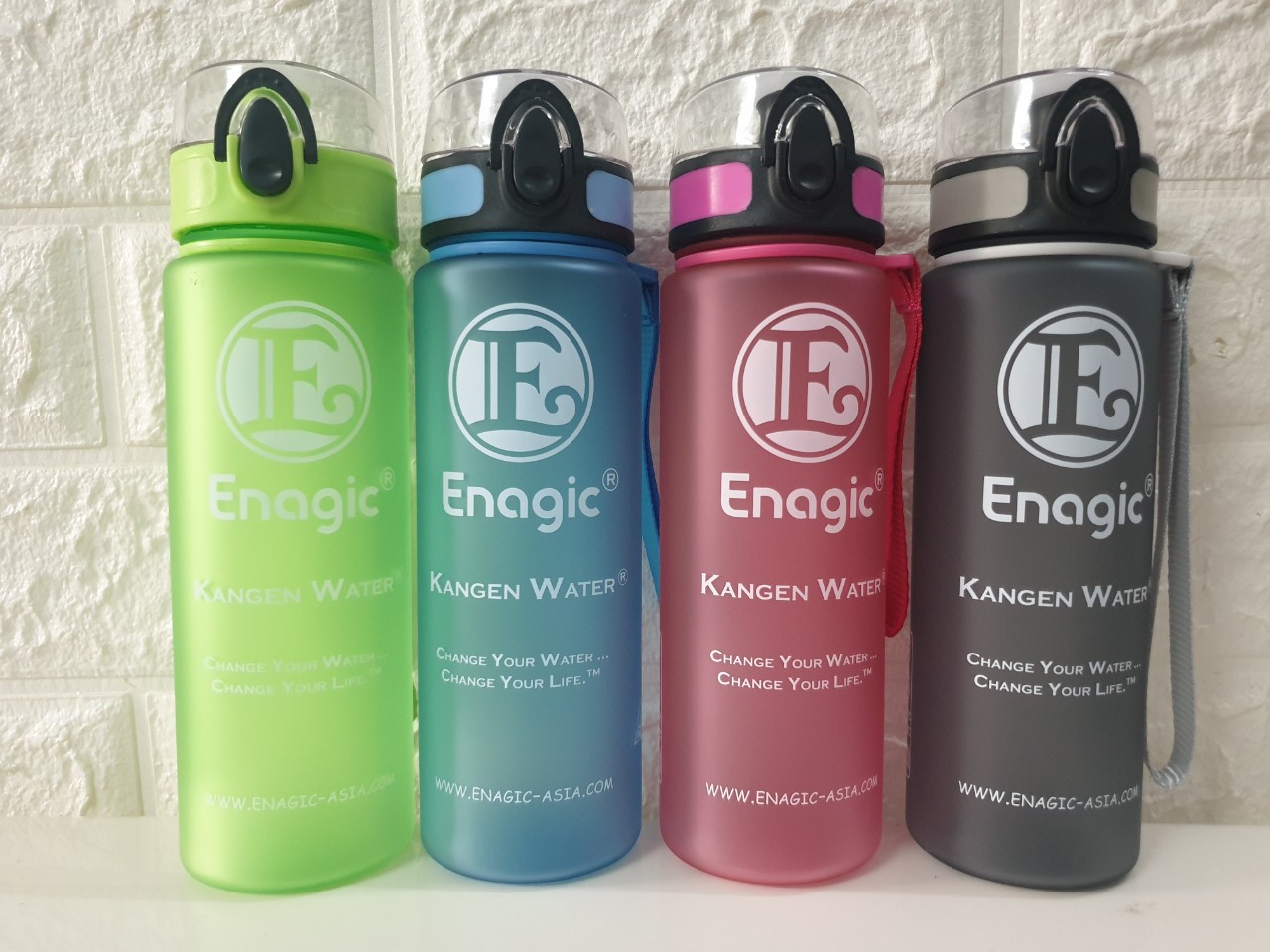 Bình Enagic 500ml Đựng Nước Ion kiềm Giữ Hydrogen (phù hợp với học sinh đi học)