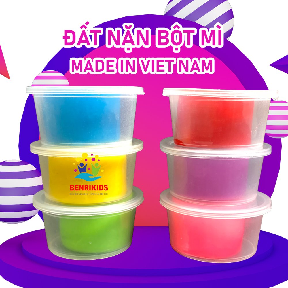 Đất Nặn Bột Mỳ 2021, Bộ Đồ Chơi Thủ Công Việt Nam, Đất Sét Cho Bé, Đồ Chơi Trẻ Em, Phát Triển Những Kỹ Năng Cơ Bản, Vui Mà Học Không Lo Nhàm Chán, Nâng Bước Cùng Con Đến Trường
