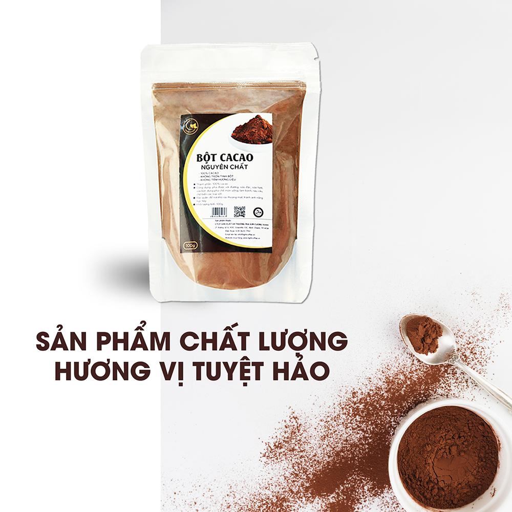 [HCM]Cacao nguyên chất 100% - Light Ca cao - 100gr