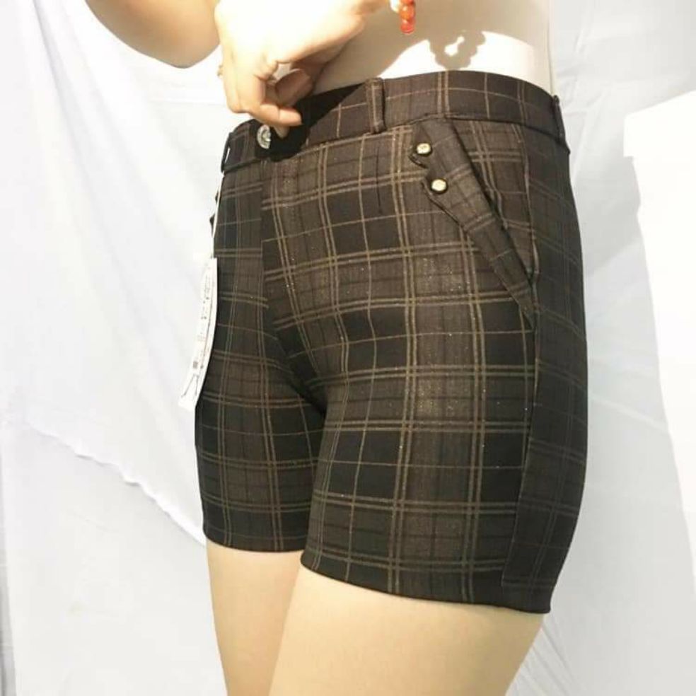 Quần short cotton nữ