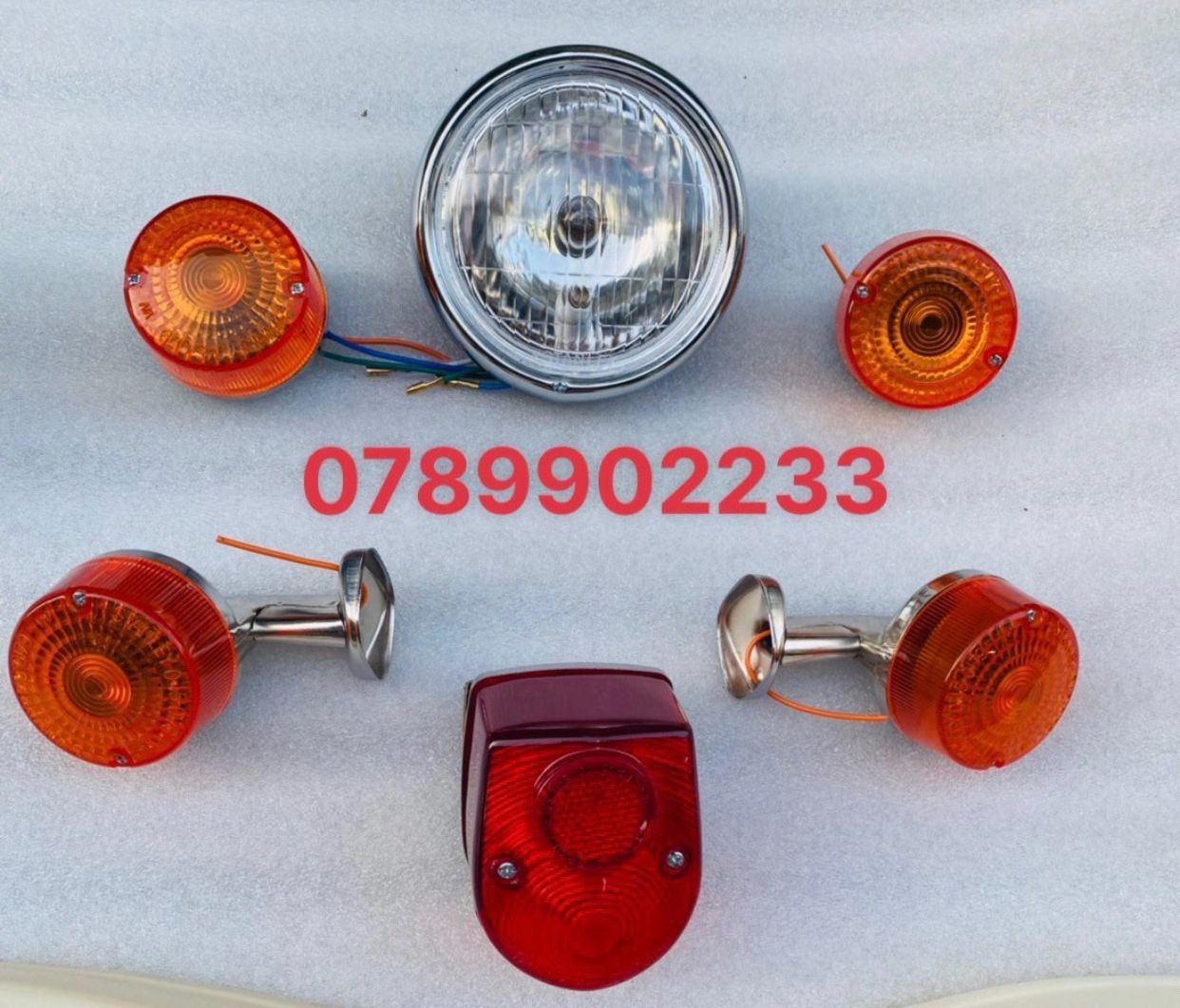 Bộ đèn + xi nhan trước - sau xe cub 81