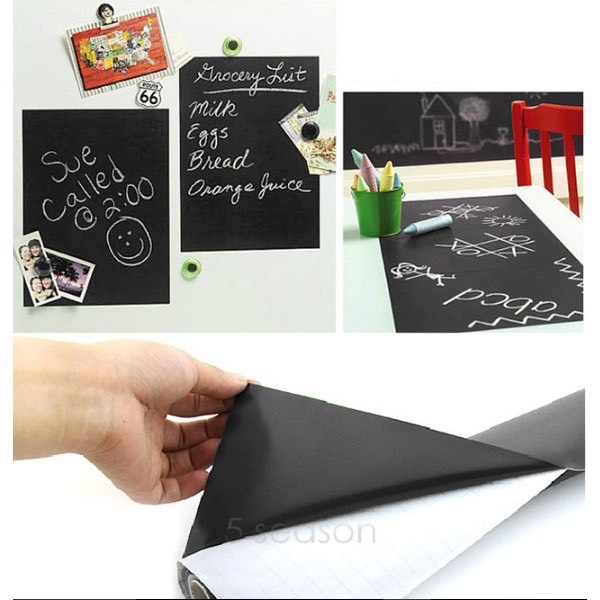 Decal Bảng Viết Phấn / Viết Bút Lông nhiều Size 90*200 ( 3 MÀU )