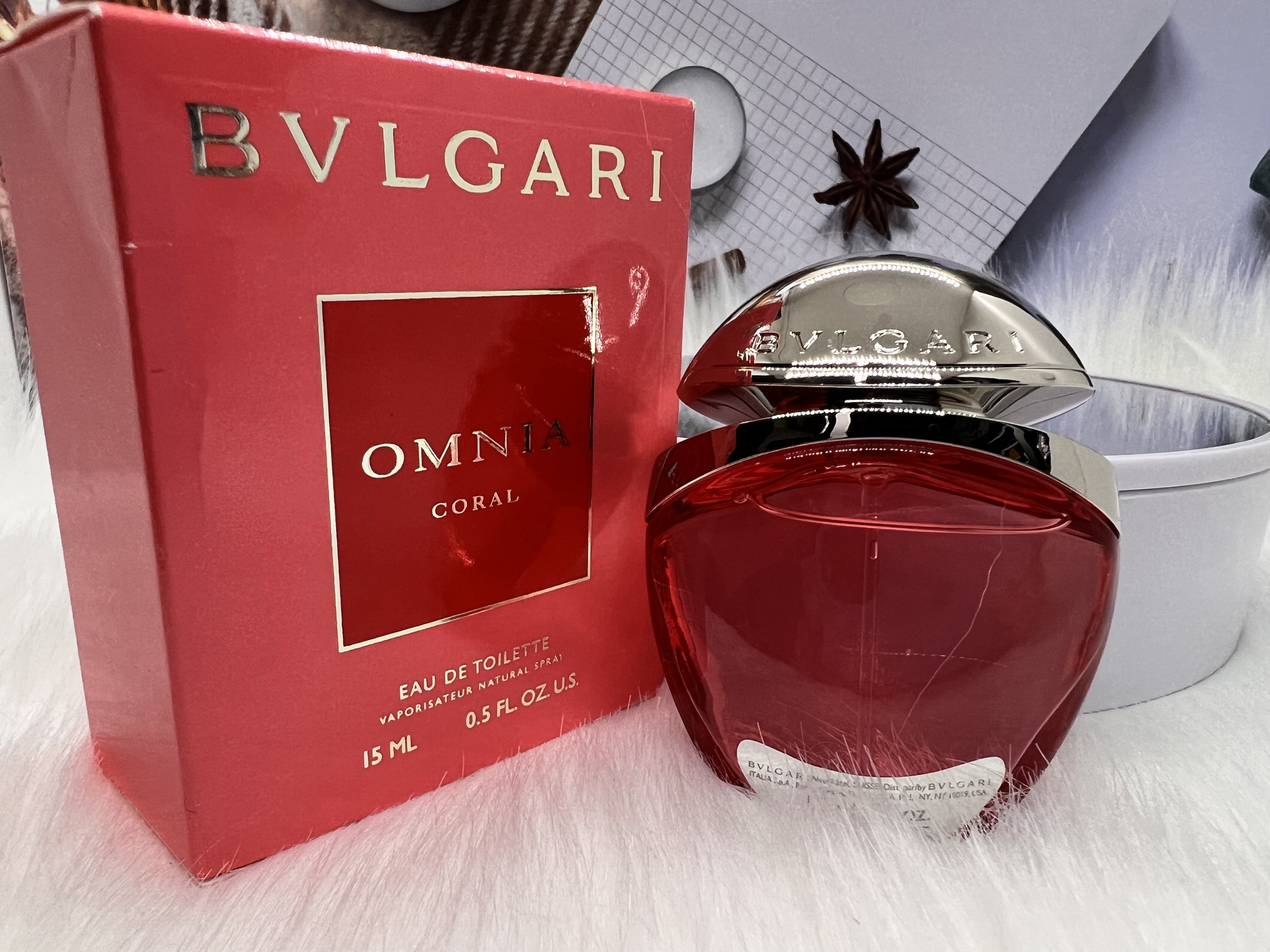 [Hàng Auth] Nước hoa mini nữ BVLGARI Omnia (Coral EDT 15ml , Crystalline EDT 15ml,  Amethyste EDT 15ml)