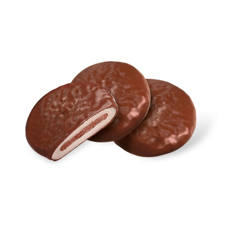 [350G] Bánh Mochi Đậu Đỏ Phủ Socola Lotte Hàn Quốc