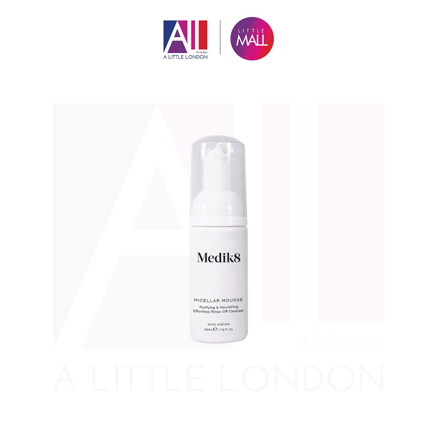Sữa rửa mặt làm sạch và nuôi dưỡng da Medik8 Micellar Mousse