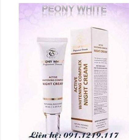 ACTIVE WHITENING COMPLEX NIGHT CREAM  Peony White