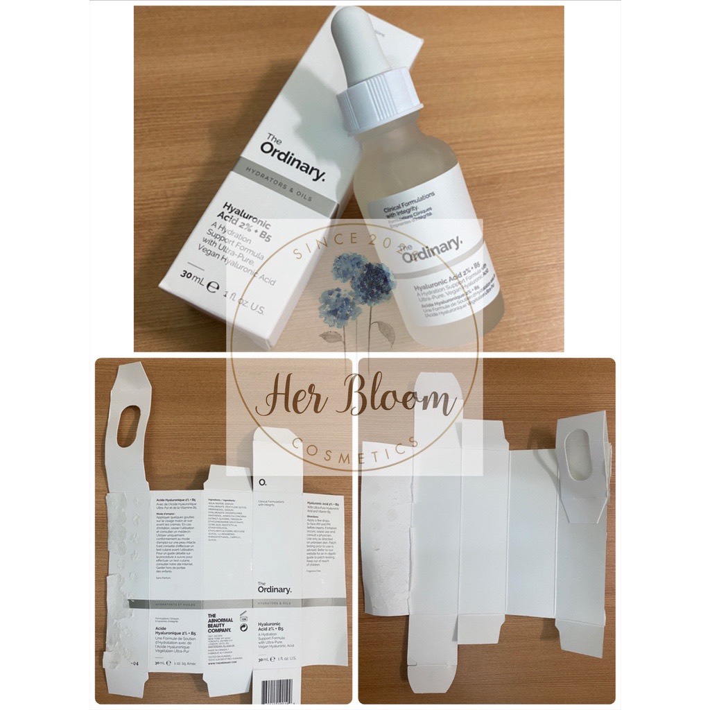 [BẢN CANADA-THE ORDINARY]-Serum cấp ẩm phục hồi Hyaluronic Acid 2% + B5