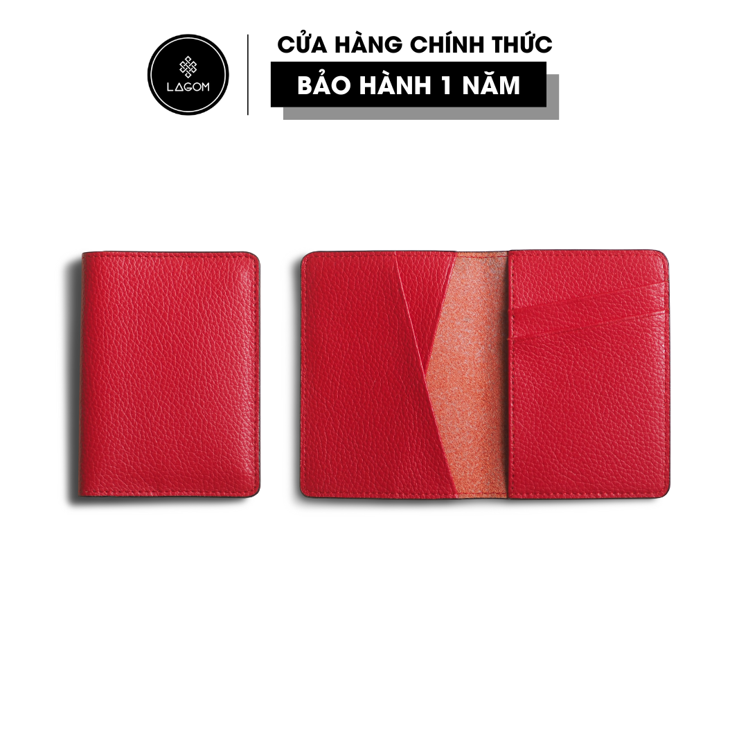 Ví mini đựng thẻ Da Thật LAGOM Card Togo