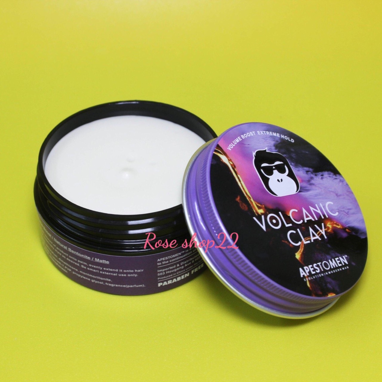 Tặng Lược - Combo Sáp Vuốt Tóc Volcanic Clay Version + Gôm Butterfly + Lược Tròn