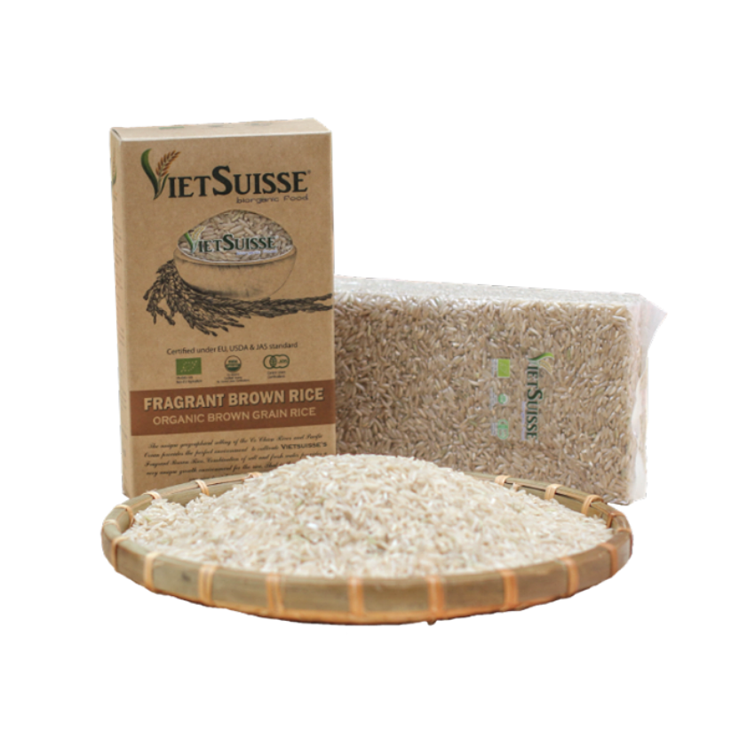 Gạo lức hữu cơ Vietsuisse 1kg