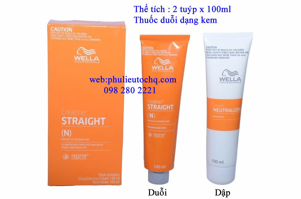 Thuốc duỗi tóc Thái Lan -  WELLA, Phulieutochq