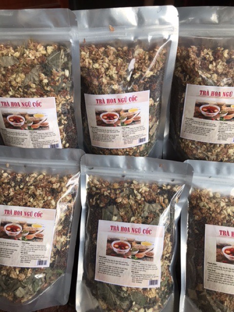 1kg Trà hoa ngũ cốc đóng túi zip
