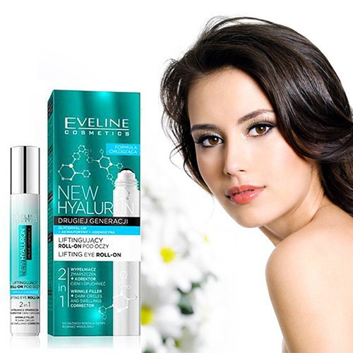 [Hoàn Tiền 8%]Thanh lăn giảm thâm quầng mắt Eveline New Hyaluron