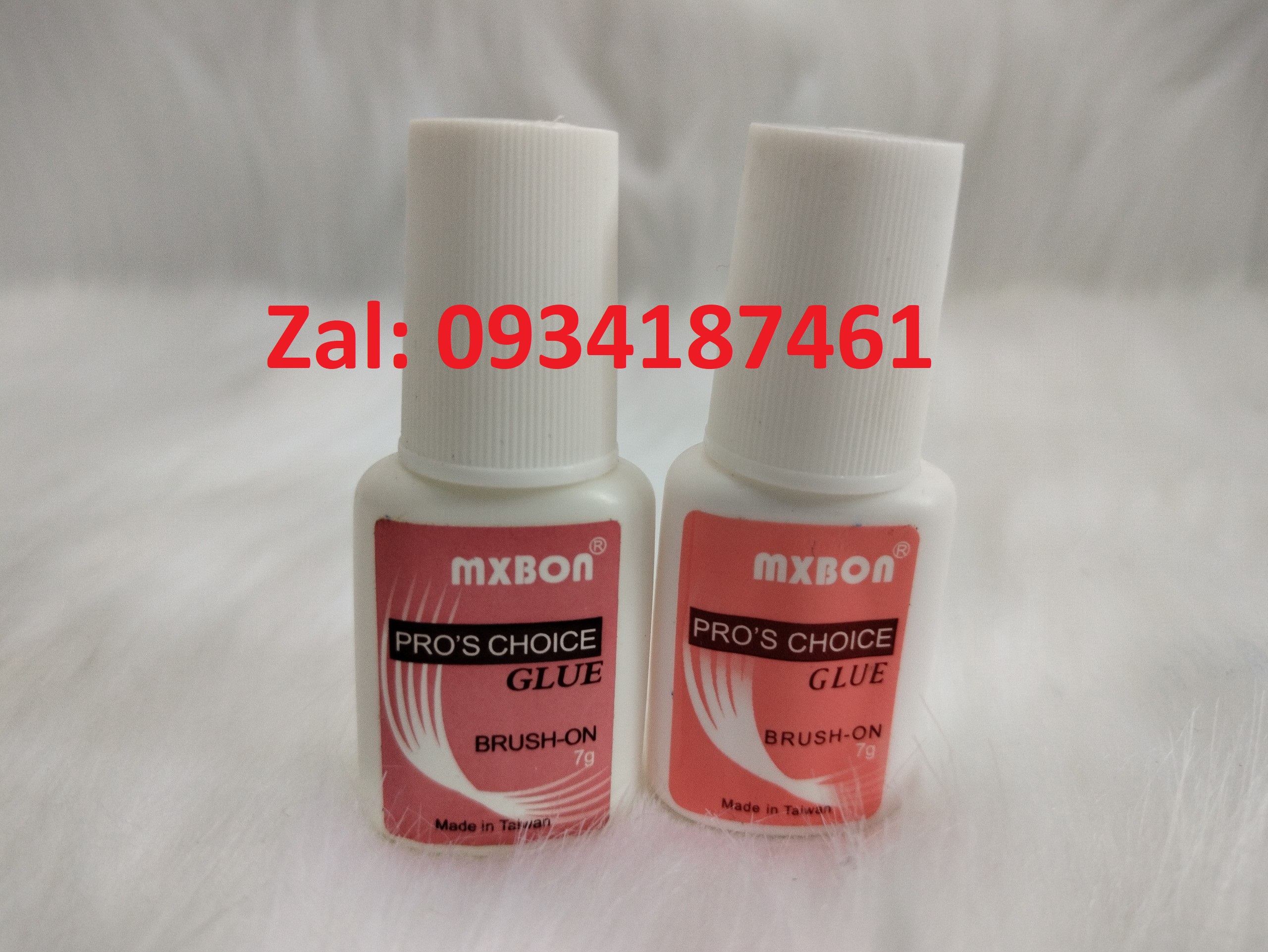 Keo dán móng đính đá Mxbon hồng