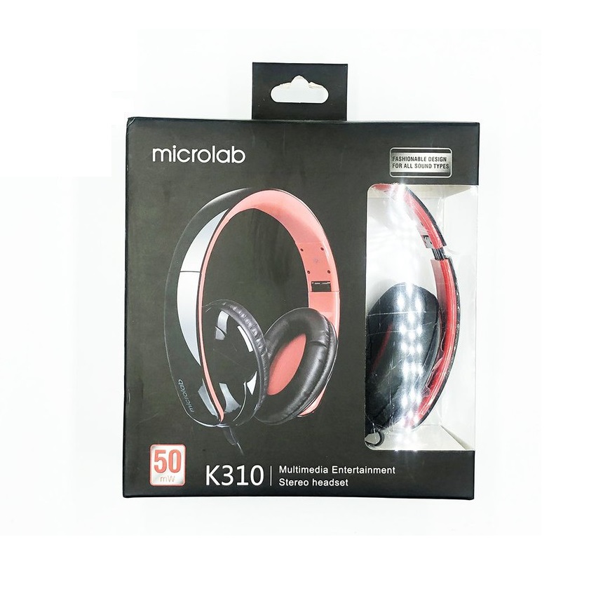 Tai nghe trùm đầu chuẩn 3.5mm có micro - Microlab K310