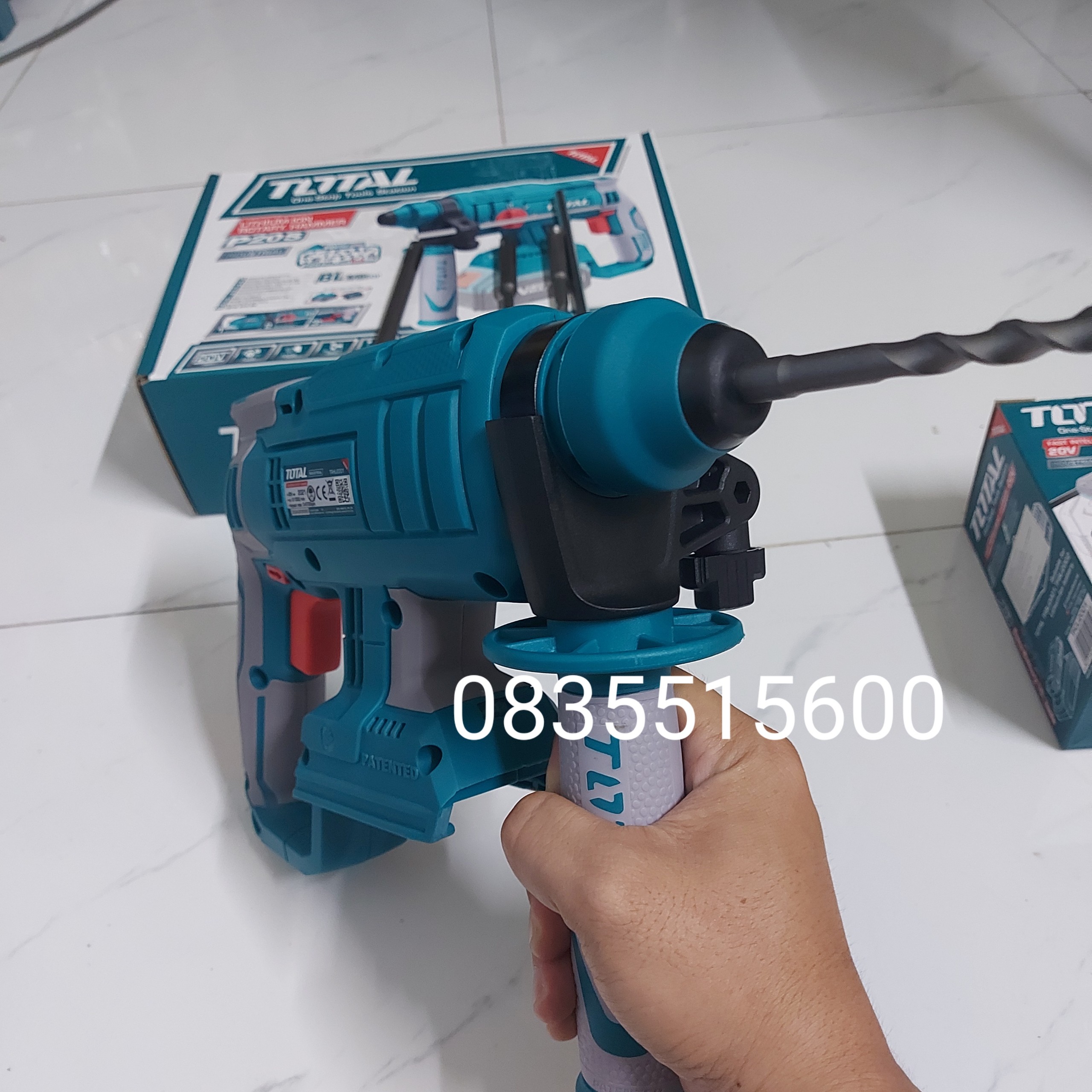 MÁY KHOAN ĐỤC BÊ TÔNG 20V TOTAL TRHLI2201