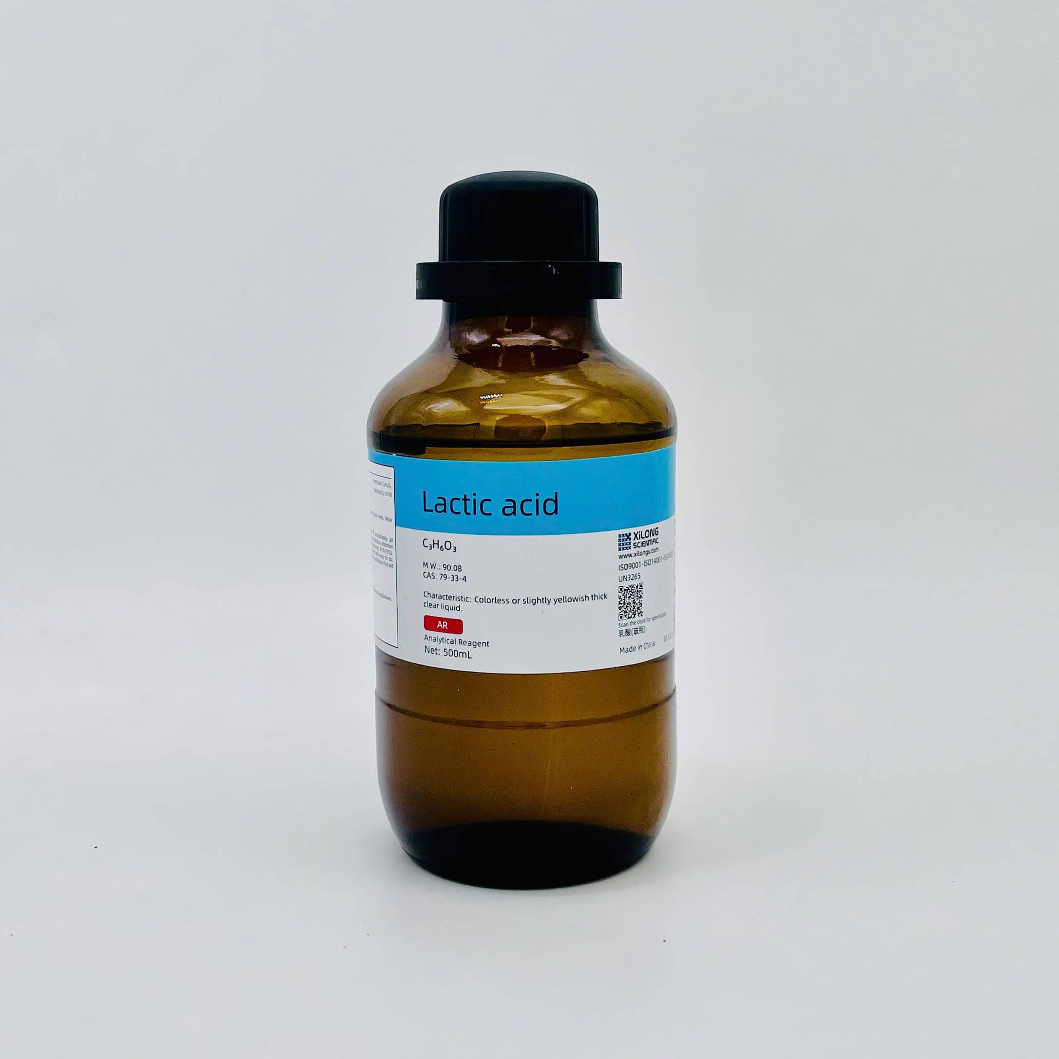 Hóa chất Lactic acid (Chai 500ML, AR, Xilong, Cas 79-33-4)