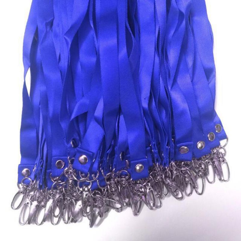 Dây đeo thẻ lụa móc xoay bản rộng 1.5cm (1 dây)