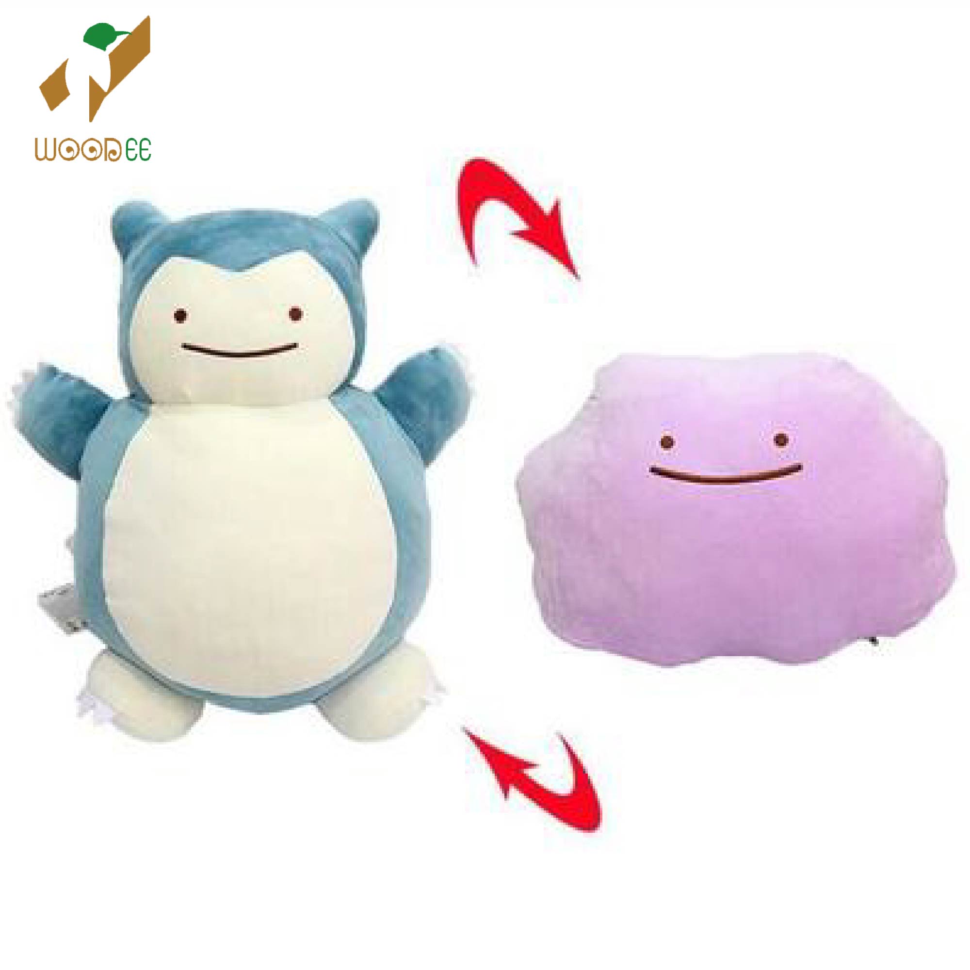 Gấu bông pokemon KABIGON biến hình MAETAMONG 35cm