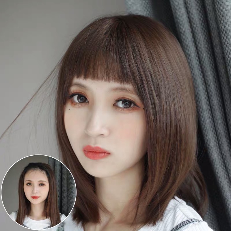 Tóc Giả Mái Ngố Đủ Màu Sỉ Toàn Quốc