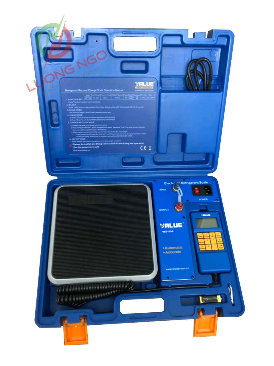 Bàn cân nạp ga tự động VALUE VES - 50B
