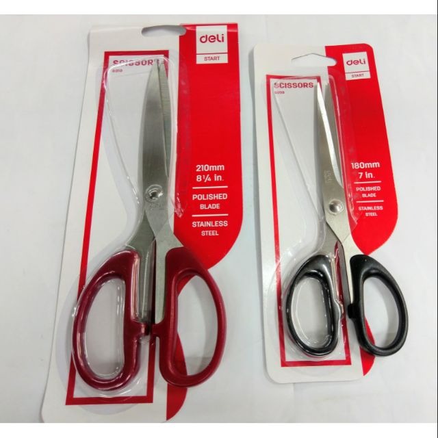 Kéo Cắt Đa Năng Deli 210mm E6010 Lưỡi Thép Không Gỉ Siêu Bền Sắc Bén