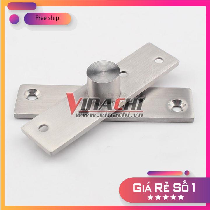 Bản lề inox xoay 360 độ - 75x18mm chợ trời hn