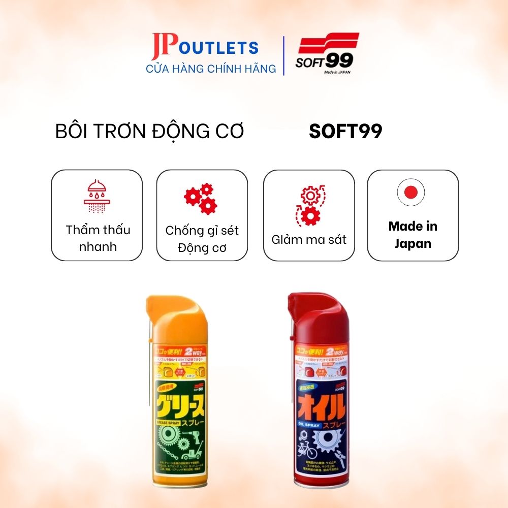 [HÀNG NHẬT - GIÁ TỐT] CHẤT BÔI TRƠN ĐỘNG CƠ XE E-11, E-12, E-16 | SOFT99 JAPAN