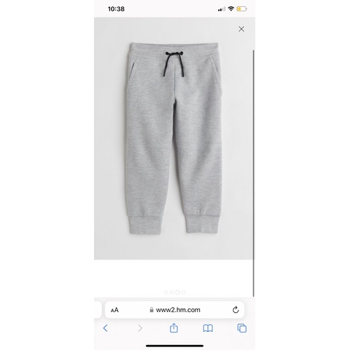 Quần jogger nỉ ép Hm xuất dư xịn
