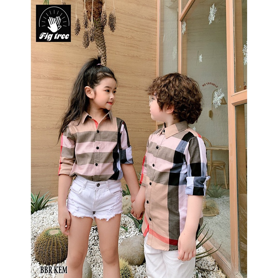 Set áo gia đình BBR kem FIG TREE( full size + kèm cận cảnh)