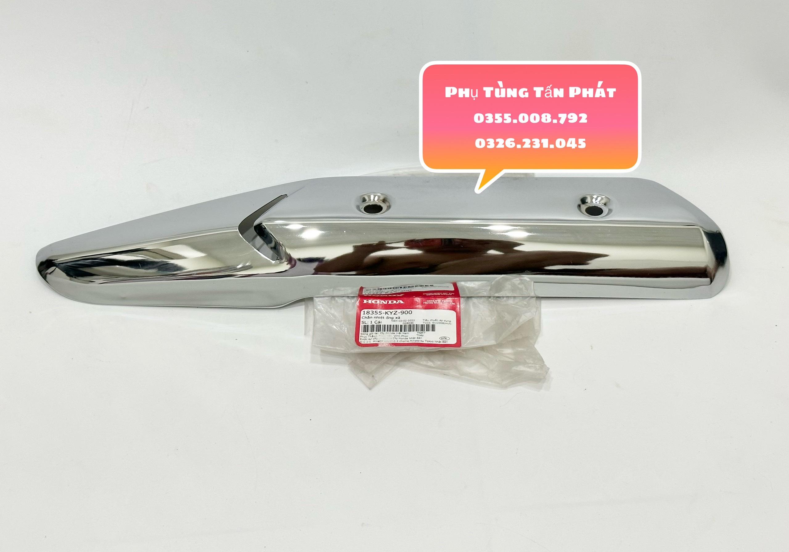 Ốp Pô - Vĩ Pô Future 125 Mập Chính Hãng Honda