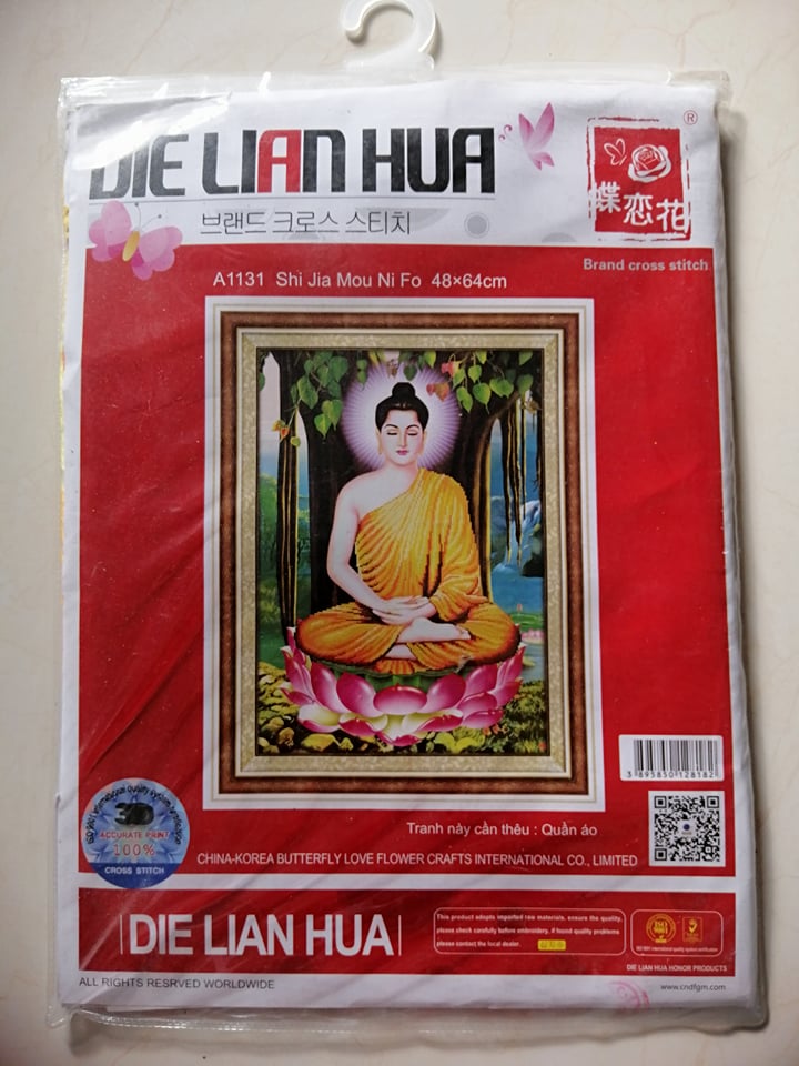 Tranh Thêu Chữ Thập Phật Thích Ca A1131