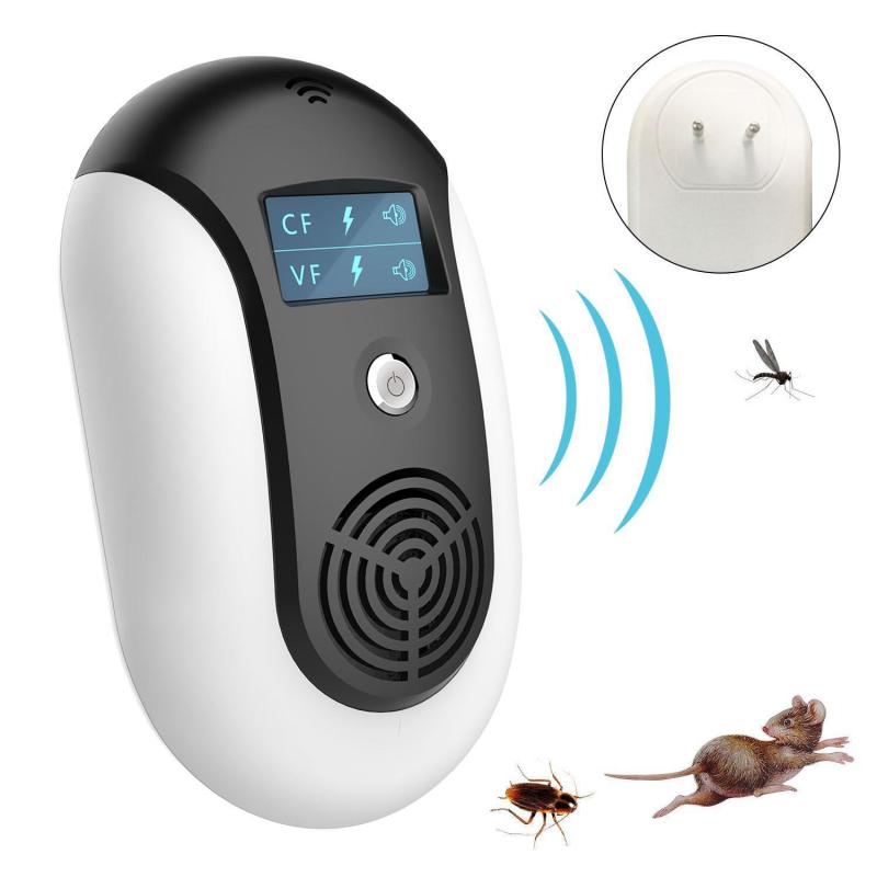 Treeone Điện từ chống côn trùng Kiểm soát điện tử Repeller thông minh Muỗi cắm trong nhà và nhà kho Thoát khỏi bọ, chuột, sóc, bọ chét, gián, gặm nhấm, côn trùng