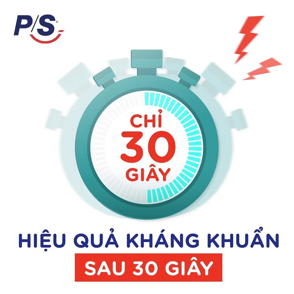Nước súc miệng P/S Pro Complete kháng khuẩn 99.9% size 130ml