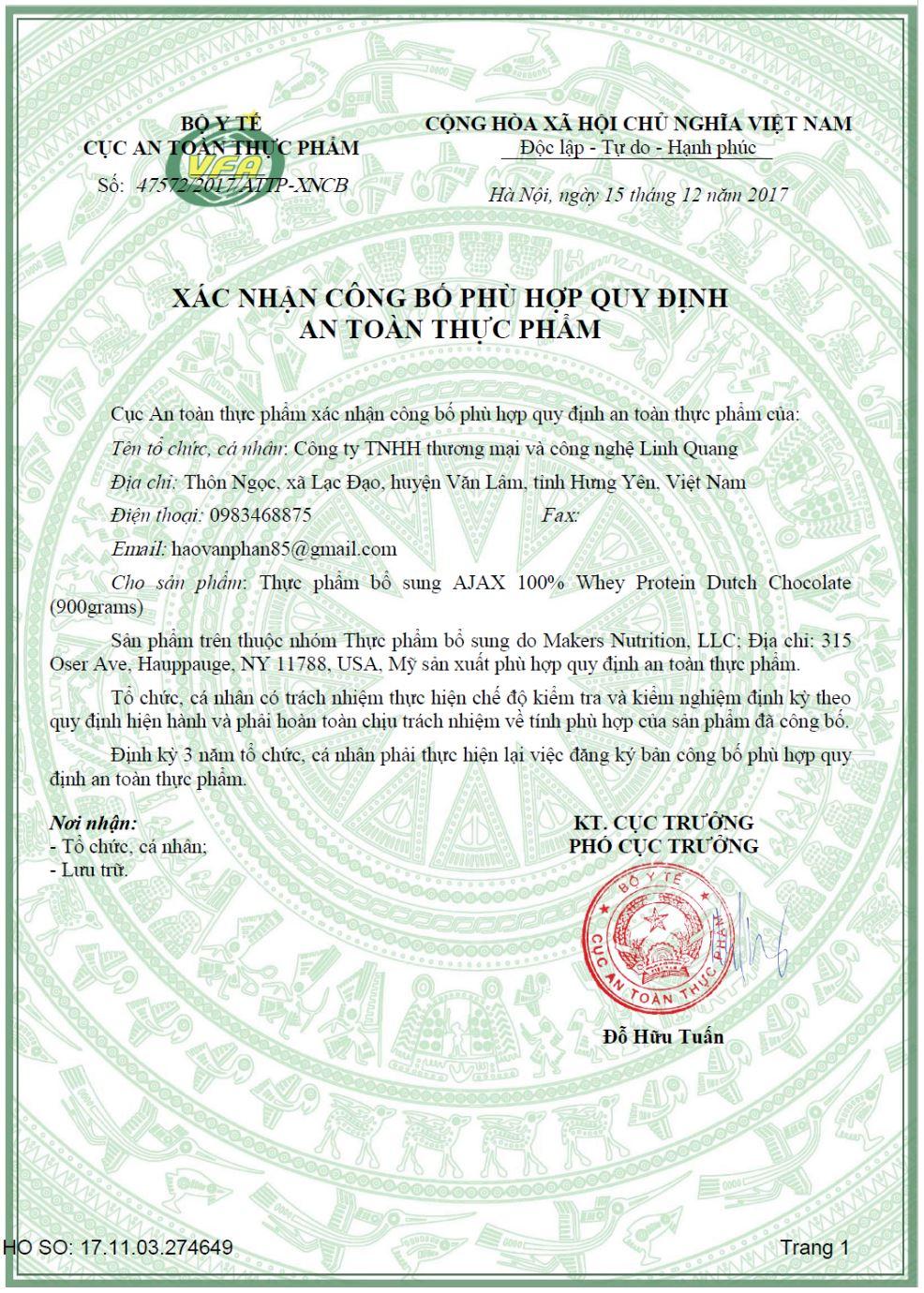 Thực phẩm bổ sung vitamin giúp tăng cơ 900G