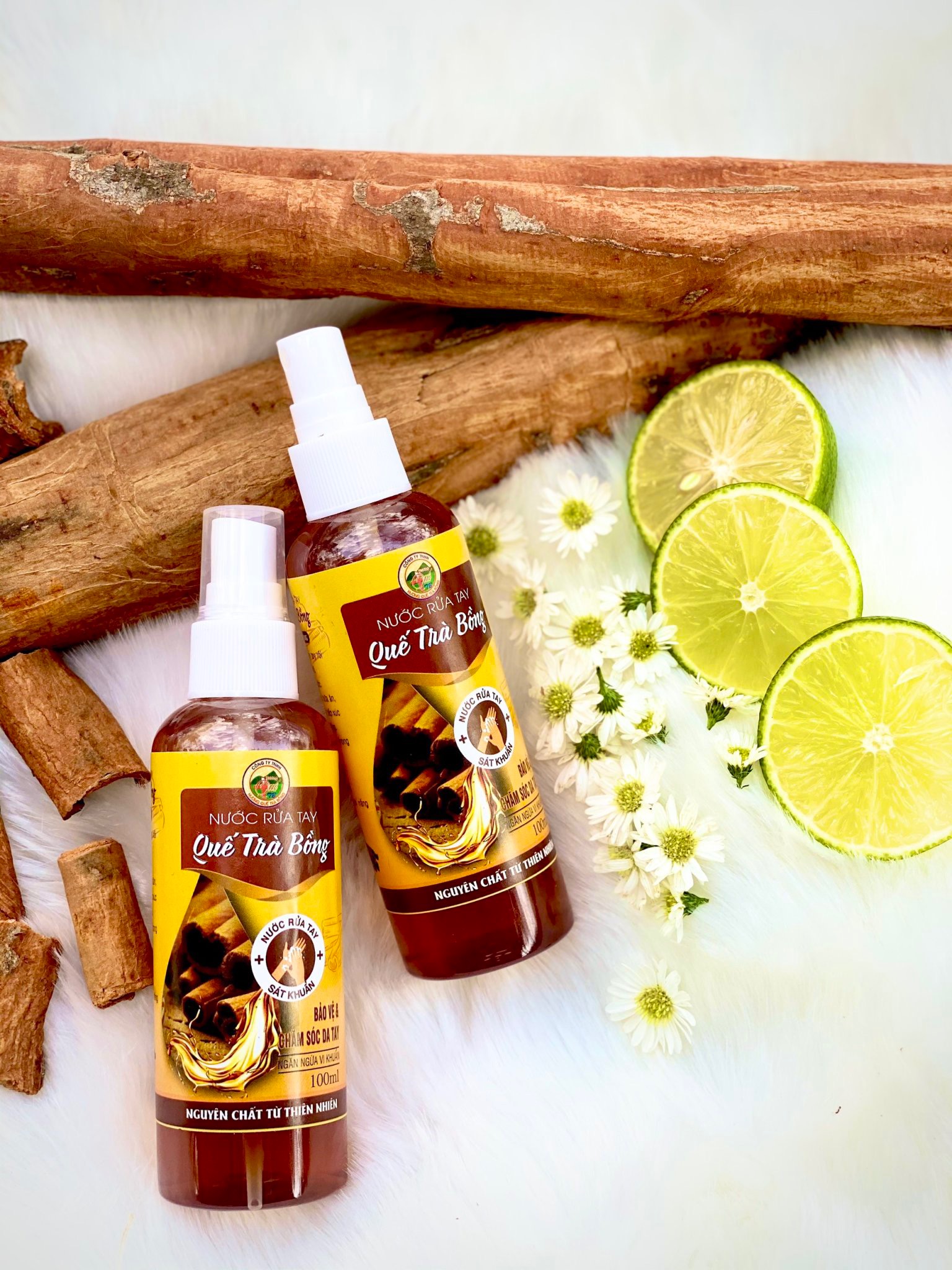 Nước Rửa Tay Khô Quế Trà Bồng 100ml