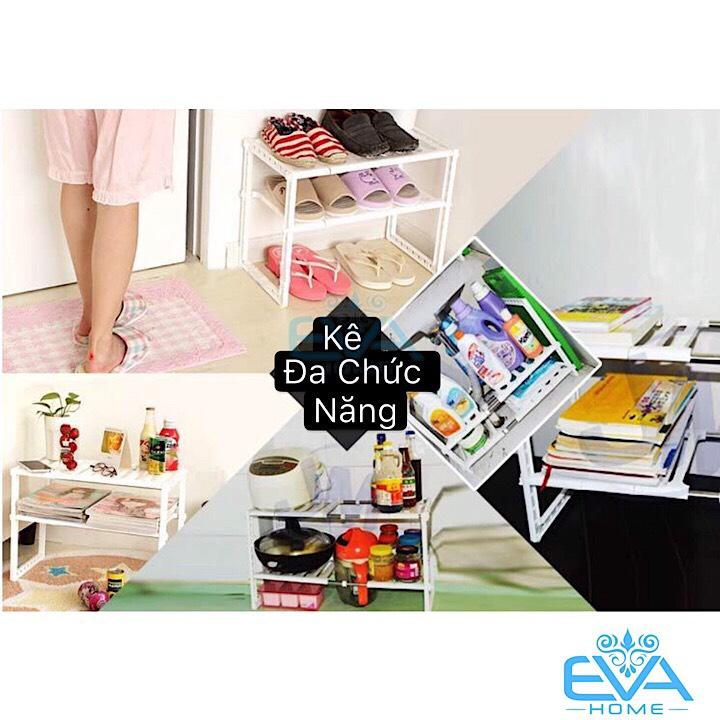 [HCM]Kệ Gầm Bếp 2 Tầng Co Giãn Tiện Dụng