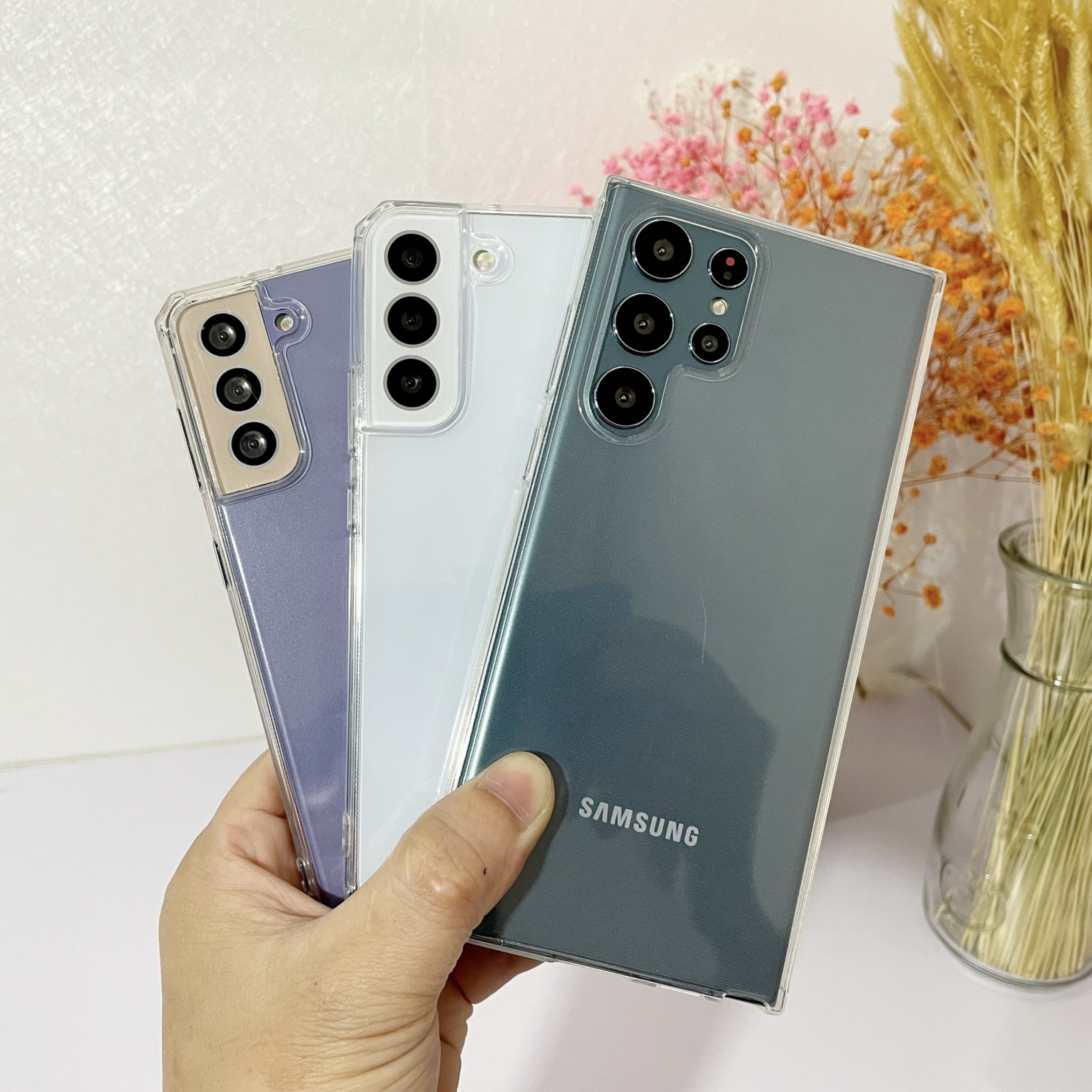 Ốp lưng samsung viền vuông chống sốc bảo vệ camera s22 ultra s22 plus s22 note 20 ultra note 20 note 10 plus note 10 note 9 note 8 s21 ultra s21 plus s21 s20 ultra s20 plus s20 s10 plus s10 a73 a53 a33 a72 a52 a32 a71 a51 a31 a50 a30s