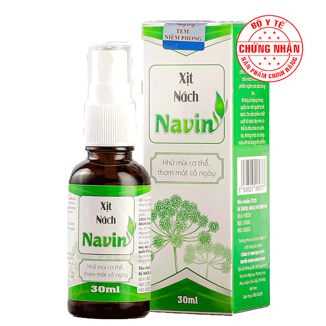 [HCM]COMBO 2 CHAI Sản phảm xịt nách Navin - 2 chai xịt Navin