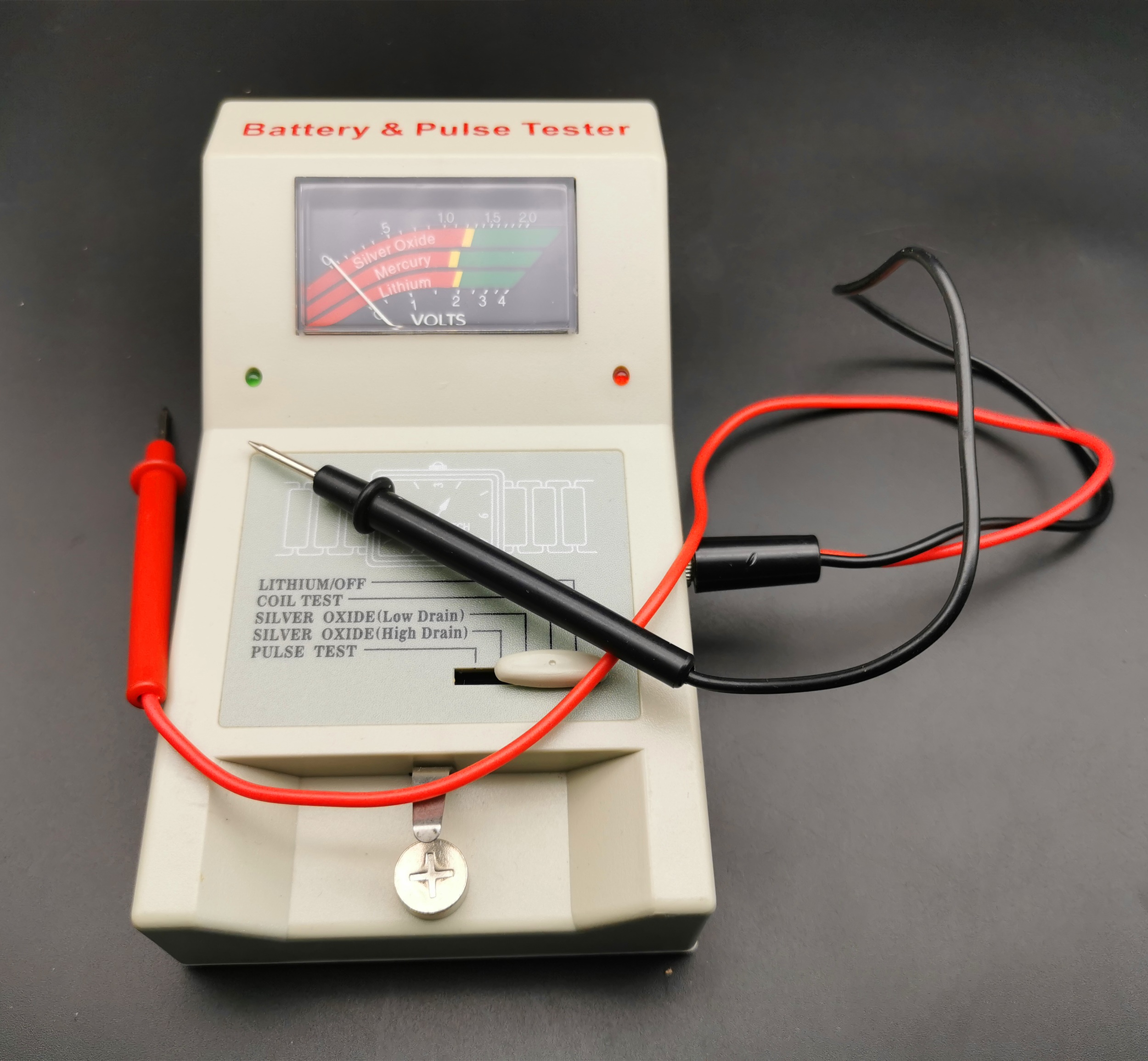 Thạch anh xem yzer Detector Battery & Pulse Tester xem công cụ sửa chữa phụ kiện công cụ cho thợ Đồng hồ điện tử xung Tester