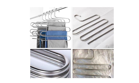 Combo 2 Móc quần inox 5 tầng
