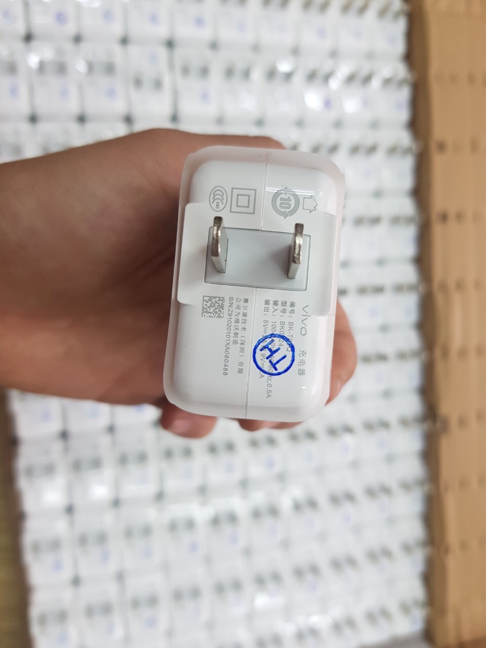 COMBO Bộ củ + cáp sạc Vivo 5V-2A Zin