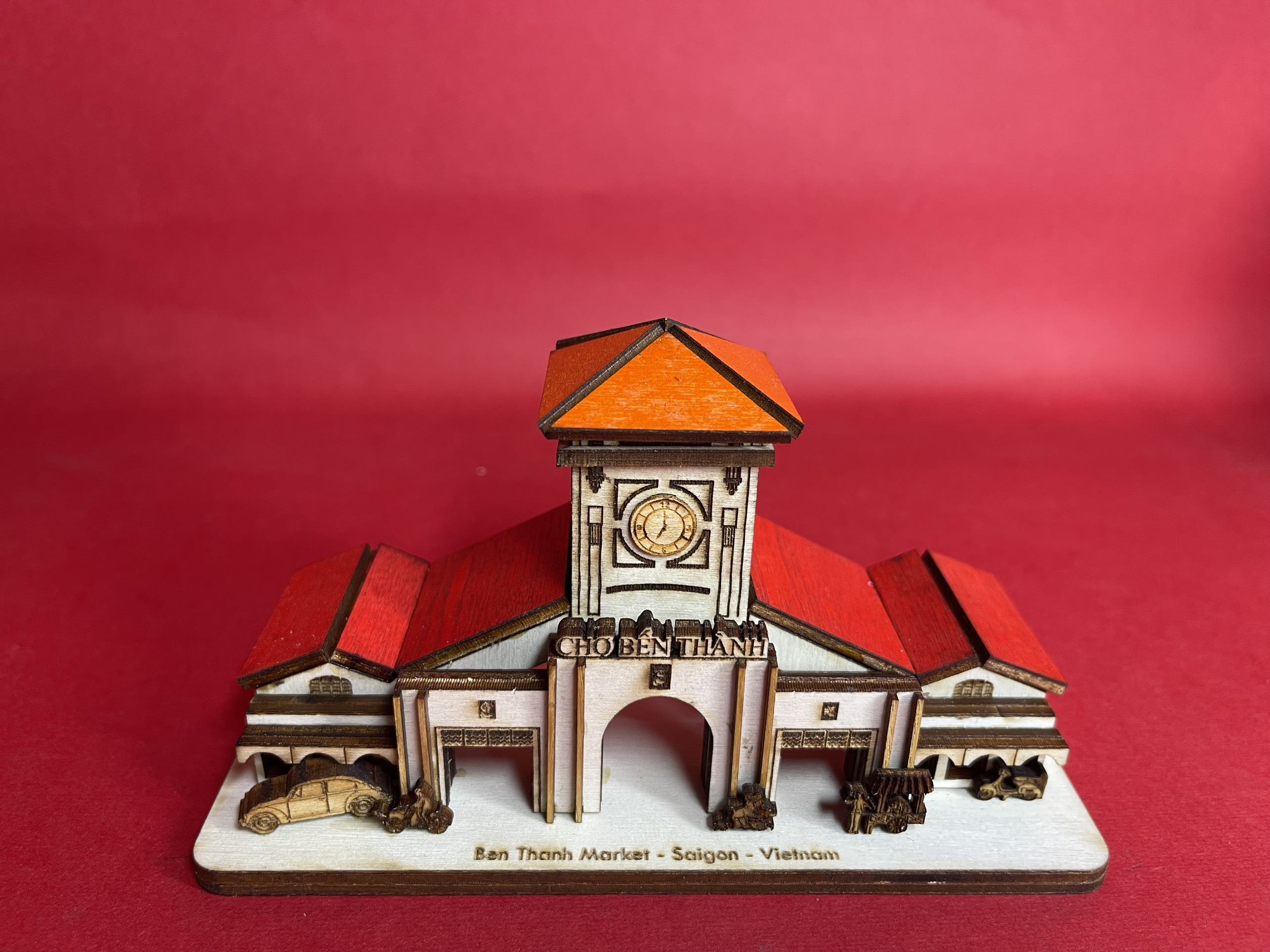 Mô hình 3d chợ bến thành