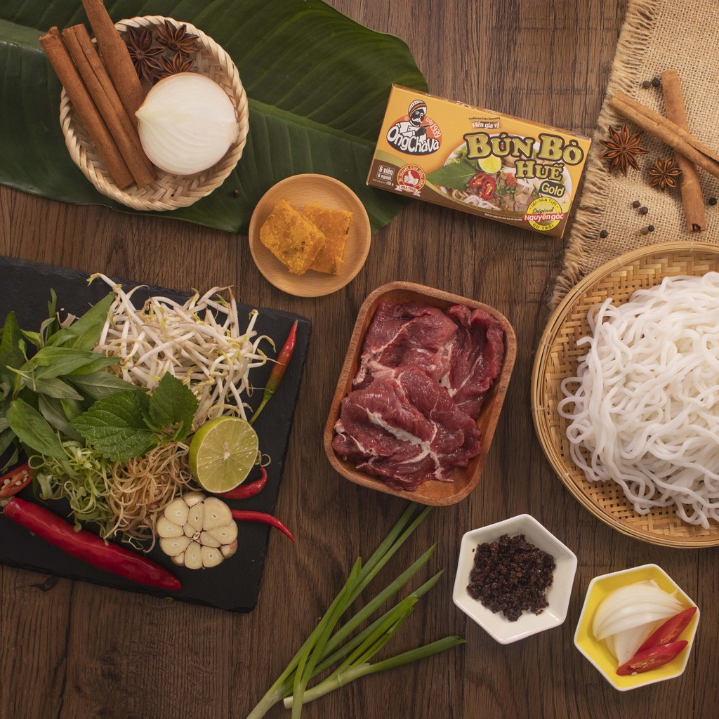 Combo 12 hộp Bún Bò Huế Ông Chà Và